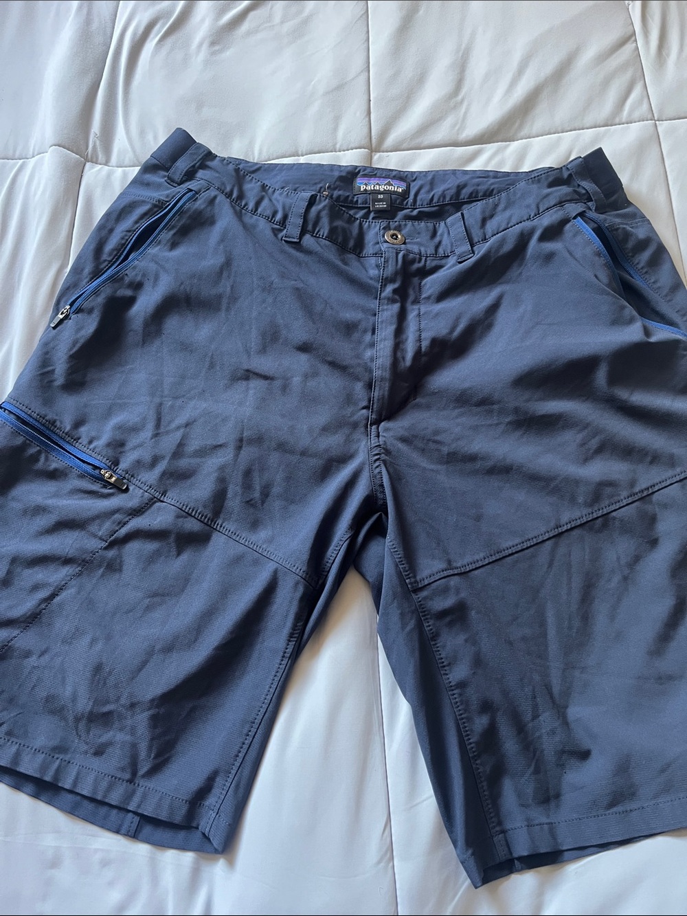 Patagonia Men's Dark Navy Hybrid Performance Shorts